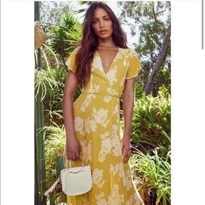 Heart of Marigold XL Lulu’s Yellow Wrap Dress